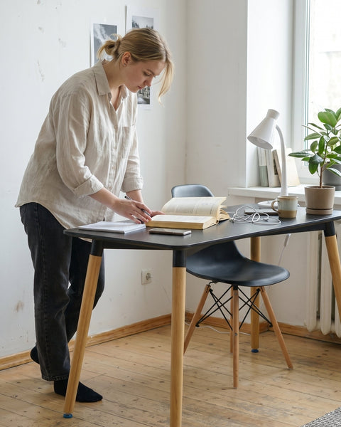 Combo Escritorio TOWER + Silla TOWER negro