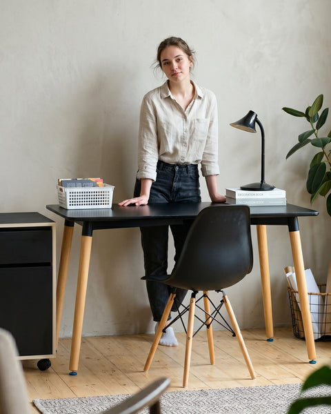 Combo Escritorio TOWER + Silla TOWER negro