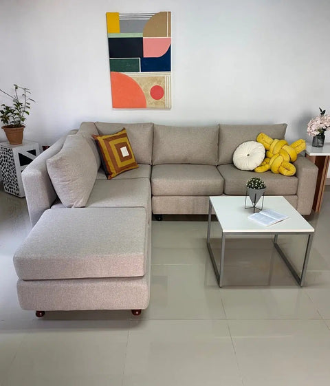 Esquinero MONTREAL 4L + Puf - Open Hogar