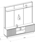 Estante para TV CATENA nature - Open Hogar