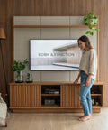 Estante para TV CATENA nature - Open Hogar