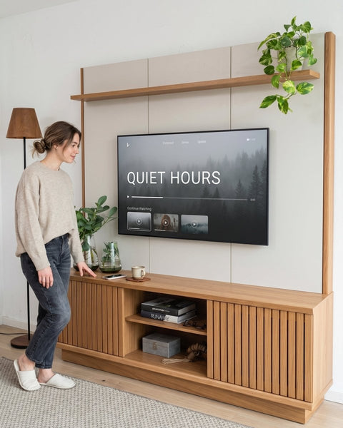 Estante para TV CATENA nature - Open Hogar