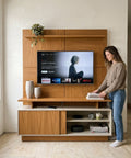 Estante para TV VECTRA nature - Open Hogar