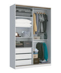 Guardarropa AURORA blanco - Open Hogar