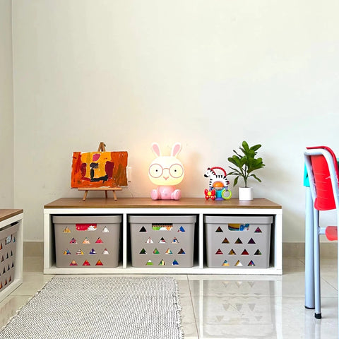 Juguetero BOX x3 bajo - Open Hogar