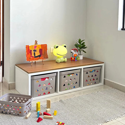 Juguetero BOX x3 bajo - Open Hogar