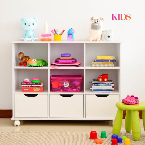 Juguetero KIDS blanco - Open Hogar