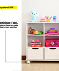 Juguetero KIDS blanco blanco - Open Hogar