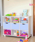 Juguetero KIDS blanco celeste - Open Hogar