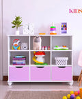 Juguetero KIDS blanco lila - Open Hogar