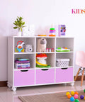Juguetero KIDS blanco lila - Open Hogar
