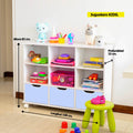Juguetero KIDS celeste - Open Hogar