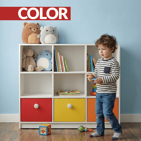 Juguetero PLAY blanco color - Open Hogar