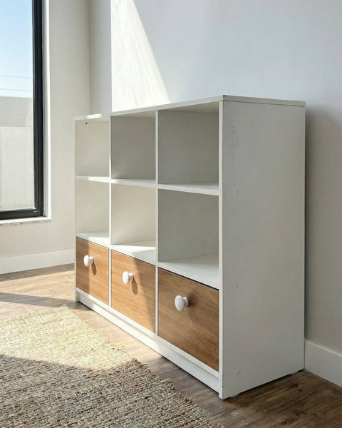 Juguetero PLAY blanco nature - Open Hogar