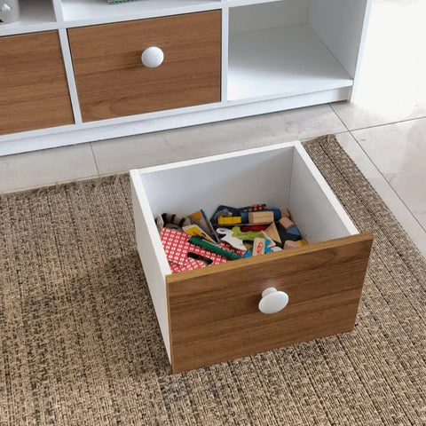 Juguetero PLAY blanco nature - Open Hogar