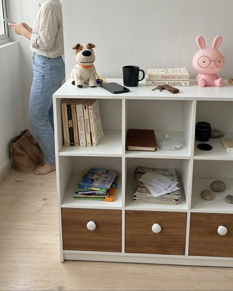 Juguetero PLAY blanco nature - Open Hogar