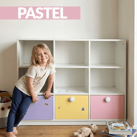Juguetero PLAY blanco pastel - Open Hogar