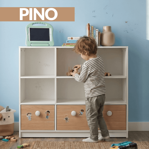 Juguetero PLAY blanco pino - Open Hogar