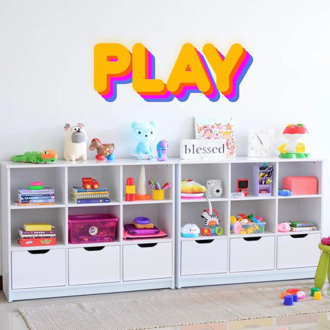 Jugueteros PLAY blanco - Open Hogar