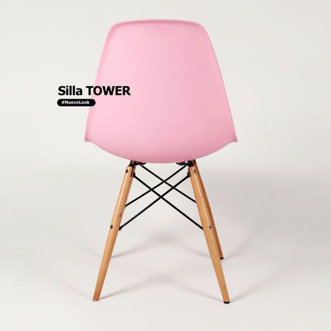 Silla TOWER rosa