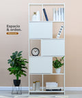 Librero BOOK blanco - Open Hogar