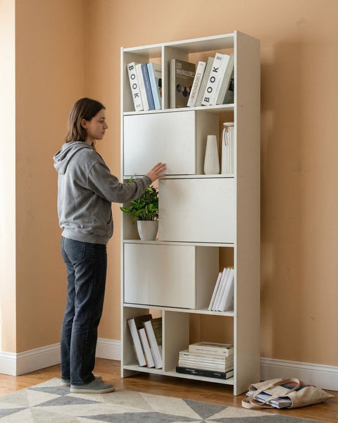 Librero BOOK blanco - Open Hogar