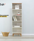 Librero NATIVA alto - Open Hogar