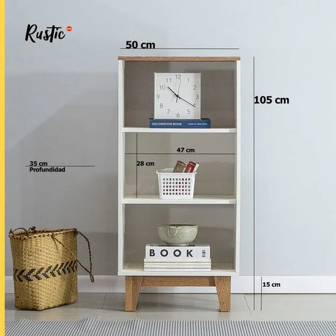 Librero NATIVA bajo - Open Hogar