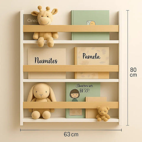 Librero WALLY pino - Open Hogar