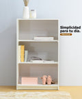 Librero WOKI 60 bajo blanco - Open Hogar