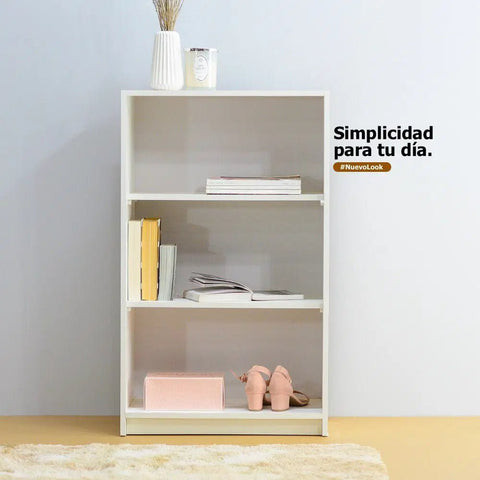 Librero WOKI 60 bajo blanco - Open Hogar