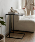 Mesa Auxiliar TEXIA negro - Open Hogar