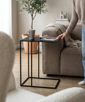 Mesa Auxiliar TEXIA negro - Open Hogar