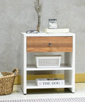 Mesita BOSTON blanco nature - Open Hogar