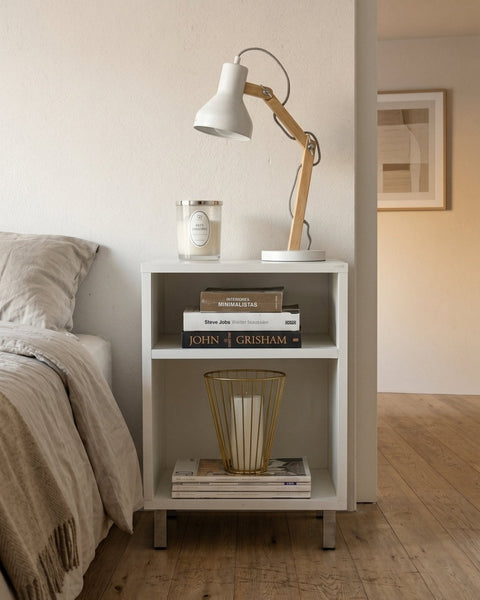 Mesita de Luz ONE blanco - Open Hogar