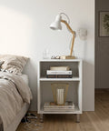 Mesita de Luz ONE blanco - Open Hogar