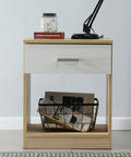 Mesita LOIS nature blanco - Open Hogar