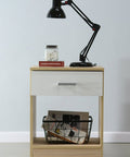 Mesita LOIS nature blanco - Open Hogar