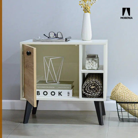 Mesita MOBENIA PLUS blanco nature - Open Hogar