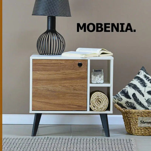 Mesita MOBENIA PLUS blanco nature - Open Hogar