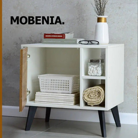 Mesita MOBENIA PLUS blanco nature - Open Hogar