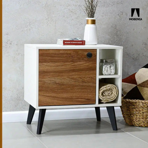Mesita MOBENIA PLUS blanco nature - Open Hogar