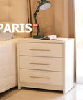 Mesita PARIS blanco blanco - Open Hogar