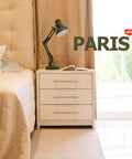 Mesita PARIS blanco blanco - Open Hogar