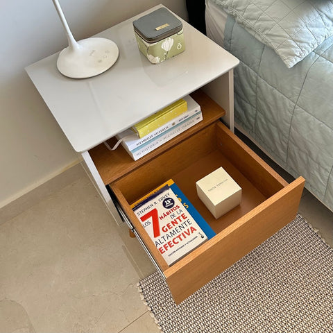 Mesita TULUM off white - Open Hogar