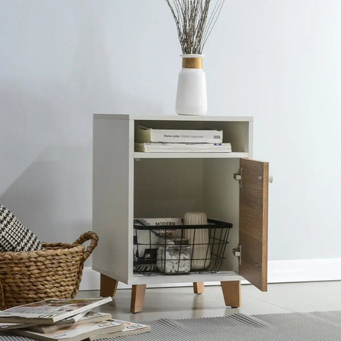 Mesita WESTER blanco nature - Open Hogar