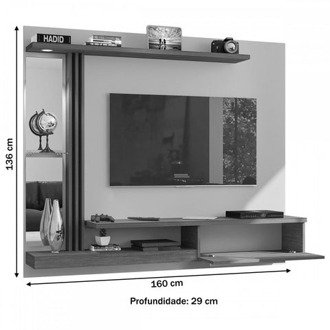 Panel TENDER black - Open Hogar