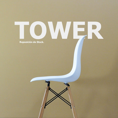 Silla TOWER blanco