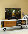 Rack GRECIA 180 blanco nature - Open Hogar