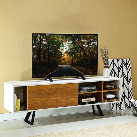 Rack GRECIA 180 blanco nature - Open Hogar